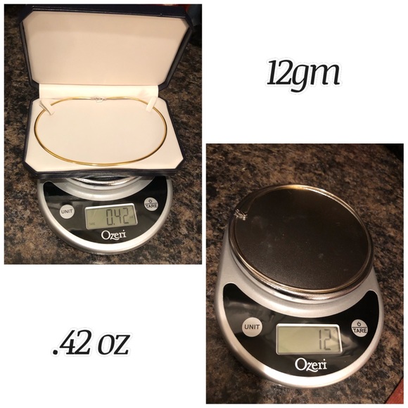 10k Gold Italy 3mm Omega chain Necklace - Picture 17 of 17